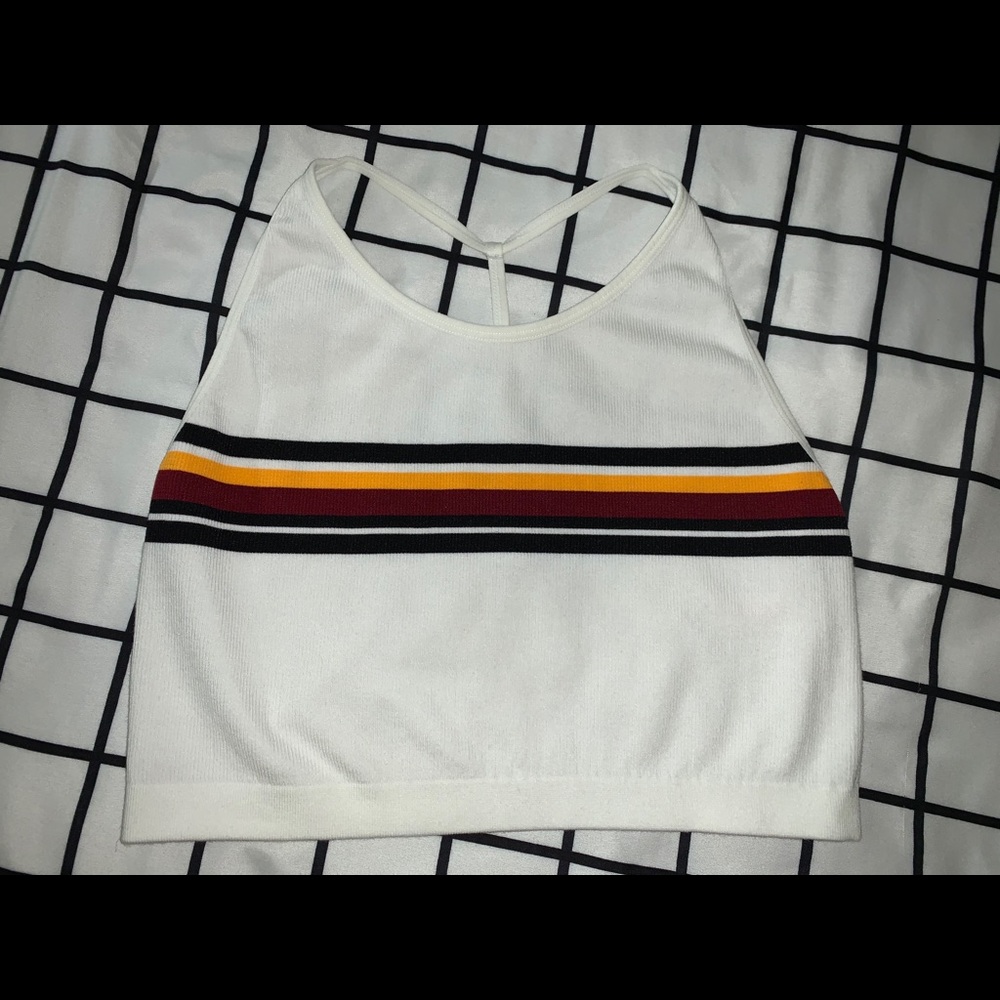 Workout crop top/sports bra